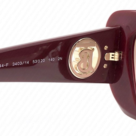 New Burberry Daisy BE4344F 340314 53mm Bordeaux Sunglasses main image 11